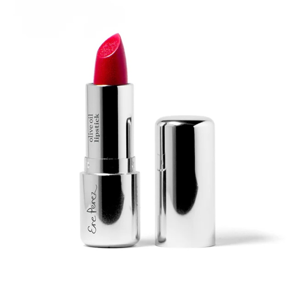 Ere Perez Olive Oil Lipstick 'Fiesta' Cherry Red Vegan